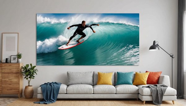 10 idées de décoration murale sur le thème du surf et des glisses